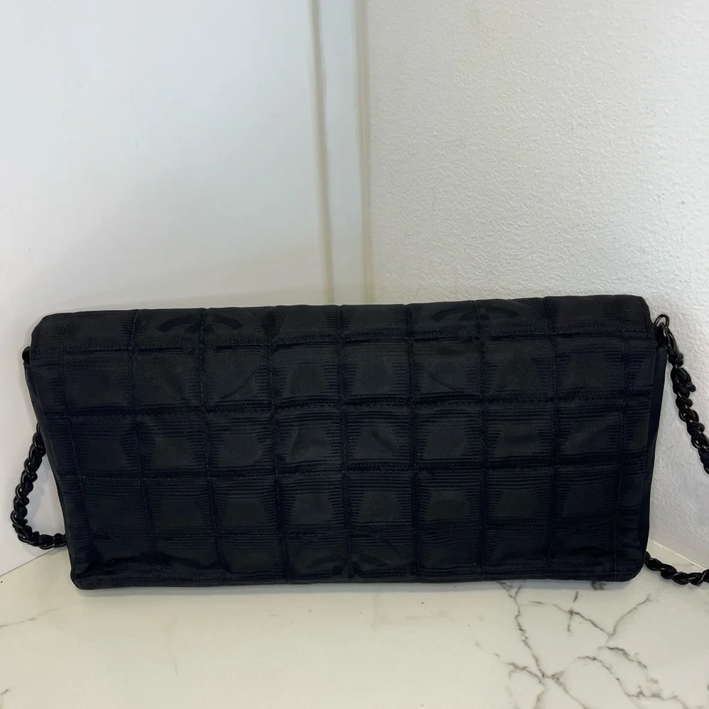 CHANEL Black  East West Canvas   Bag - Picture 4 of 13